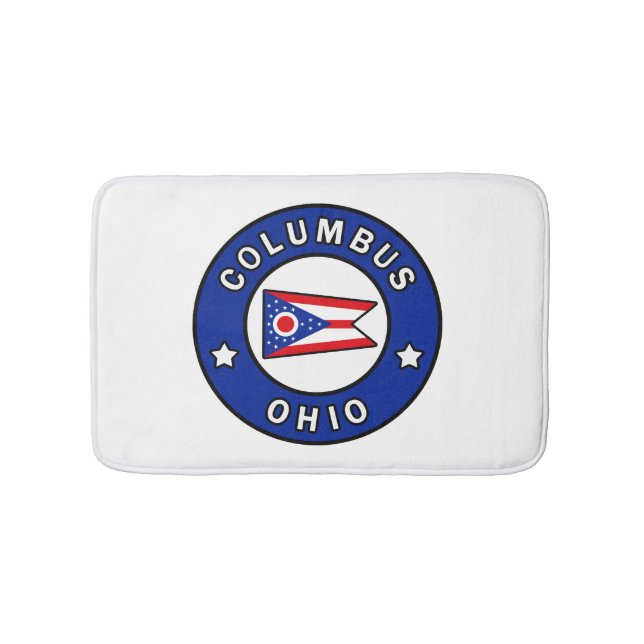 Columbus Ohio Badematte (Vorderseite)