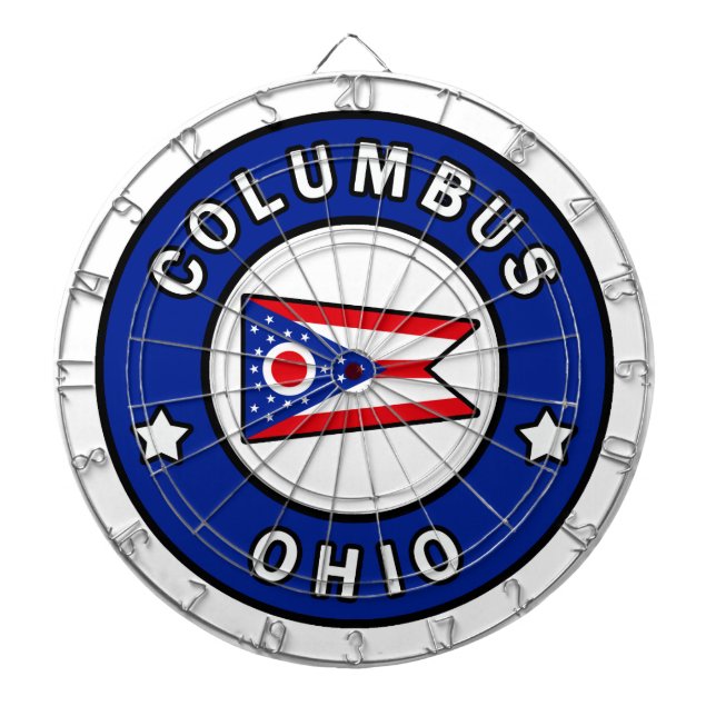 Columbus Ohio Dartscheibe (vorne)