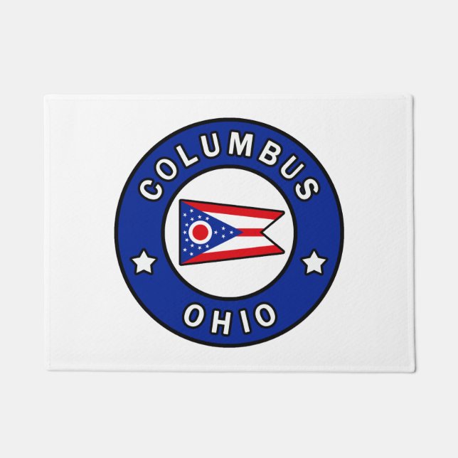 Columbus Ohio Fußmatte (Vorderseite)
