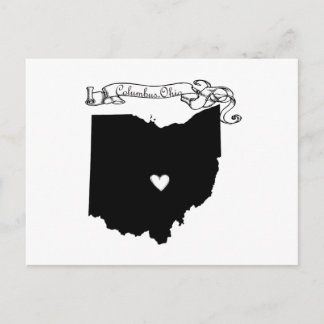 Columbus Ohio Postkarte