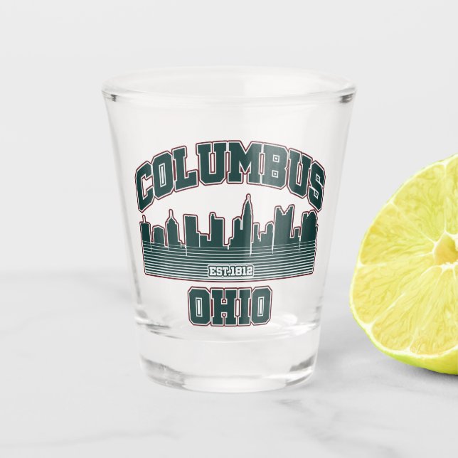 Columbus.Ohio Schnapsglas (Vorderseite)
