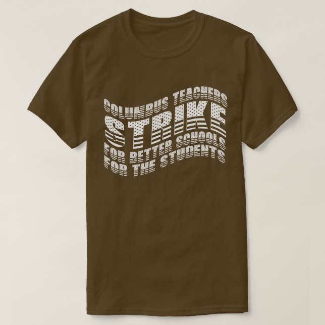 Columbus Ohio Schullehrer Strike OH Lehrer T-Shirt (Design vorne)