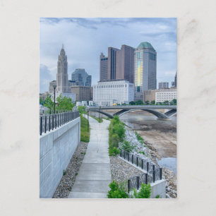 Columbus Ohio skyline cityscape Postkarte