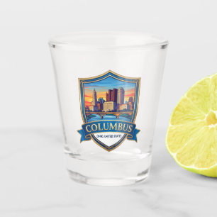 Columbus, Ohio Skyline Ohio Schnapsglas