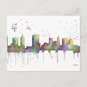 COLUMBUS, OHIO SKYLINE POSTKARTE