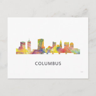 COLUMBUS, OHIO SKYLINE WB1 - POSTKARTE
