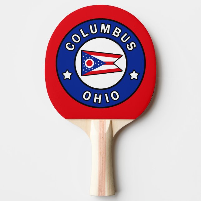 Columbus Ohio Tischtennis Schläger (Vorderseite)