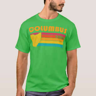 Columbus Ohio Vintages zerrüttetes Souvenir T-Shirt
