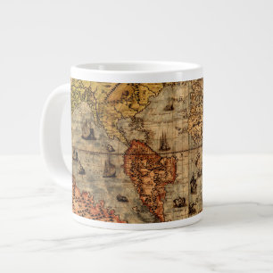 Columbus' Old World Map Jumbo Soup Becher Jumbo-Tasse