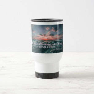 Columbus Quote Sunset benutzerdefinierte Monogramm Reisebecher
