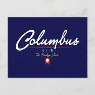 Columbus Script Postkarte