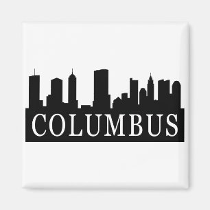 Columbus-Skyline Magnet