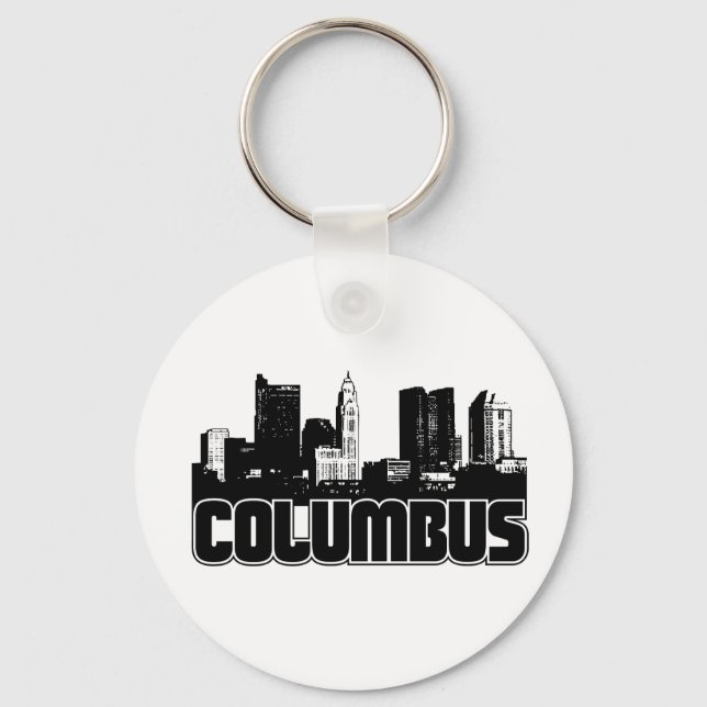 Columbus Skyline Schlüsselanhänger (Vorderseite)