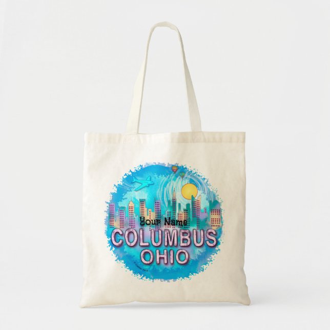 Columbus Skyline Tottasche Tragetasche (Vorne)