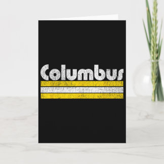 Columbus Soccer Vintage City  Karte