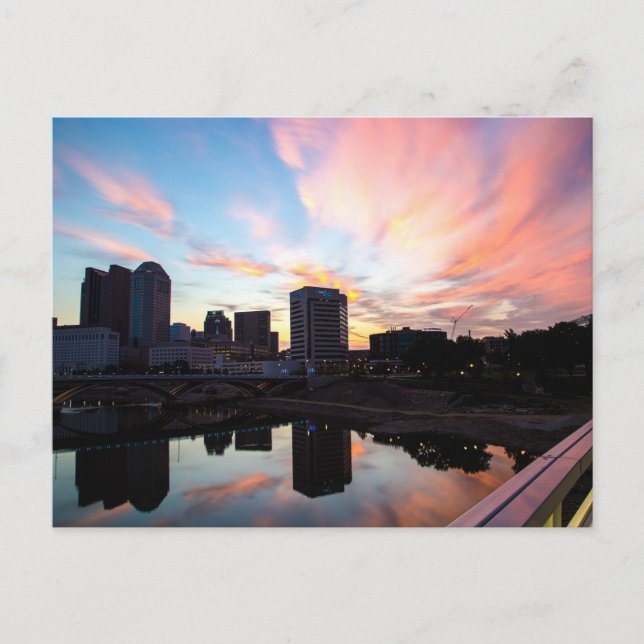 Columbus Sunrise Postcard Postkarte (Vorderseite)