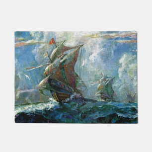 Columbus-Tag Fußmatte