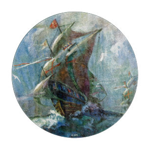 Columbus-Tag Schneidebrett