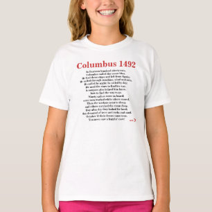 Columbus-Tagesgedicht-Reim 1492 T-Shirt