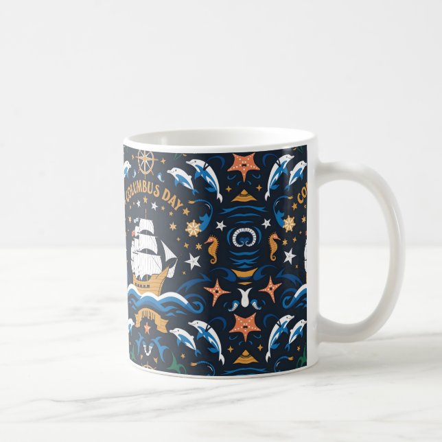 Columbus Tagesgeschenk Idee Kaffeetasse (Rechts)