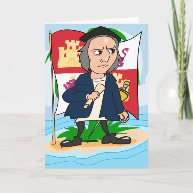 Columbus-Tageskarte Karte (Vorderseite)