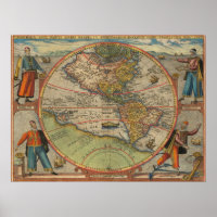 Columbus Vespucci Magellan Pizzaro Tissue Paper