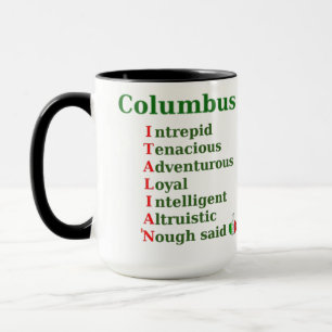 Columbus war ITALIAN Tasse
