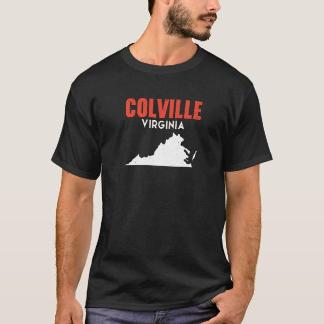 Colville Washington USA State America Travel Washi T-Shirt (Vorderseite)