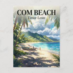 Com Beach, Com, Timor-Leste Timor-Leste Postkarte