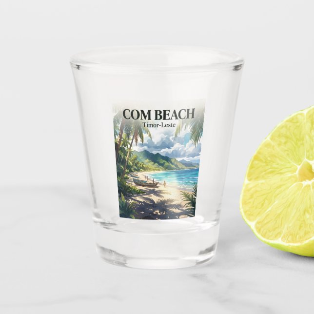 Com Beach, Com, Timor-Leste Timor-Leste Schnapsglas (Vorderseite)