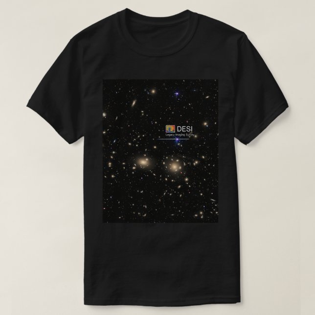 Coma Cluster aus der Legacy Imaging Survey Graphi T-Shirt (Design vorne)