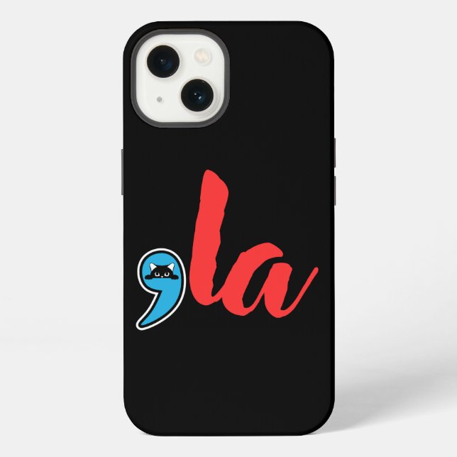 Coma La 2024 Katzenlady iPhone Hülle (Rückseite)