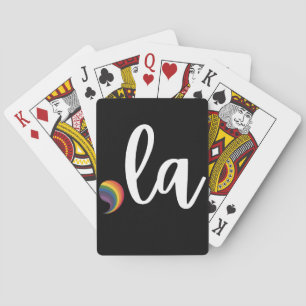 Coma La Kamala Harris Pride Rainbow LGBQ Gay Spielkarten