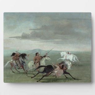Comanche Feats of Martial Horsemanship, 1834 (Öl Fotoplatte