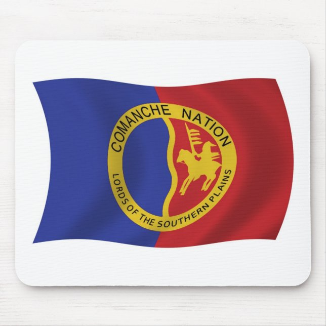 Comanche Nation Flag-Mausepad Mousepad (Vorne)