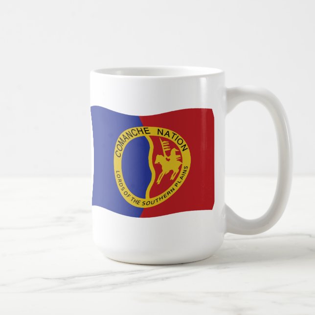 Comanche Nation Flagge Tasse (Rechts)