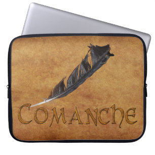 COMANCHE Native American Fether Laptop Sleeve