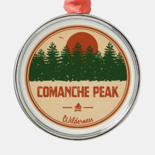 Comanche Peak Wilderness Colorado Ornament Aus Metall
