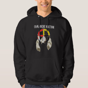 Comanche-Volk Native American Indian Medizin Wh Hoodie