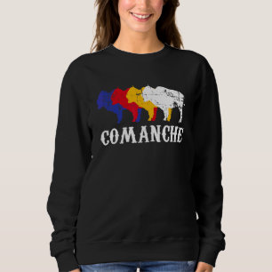 Comanche-Volk Native American Indian Medizin Wh Sweatshirt