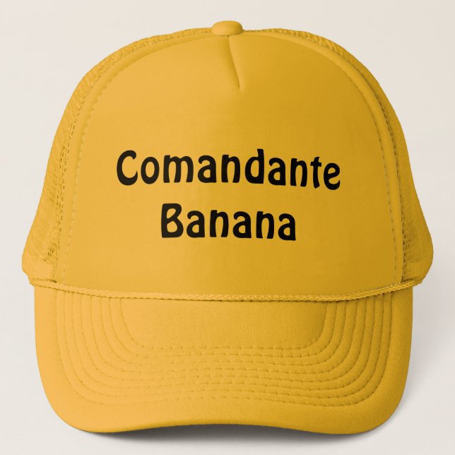 comandante Banane Truckerkappe (Vorderseite)