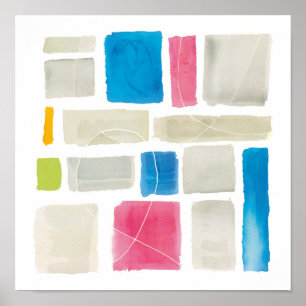 Comares III Abstrakt Print   Sue Schlabach Poster