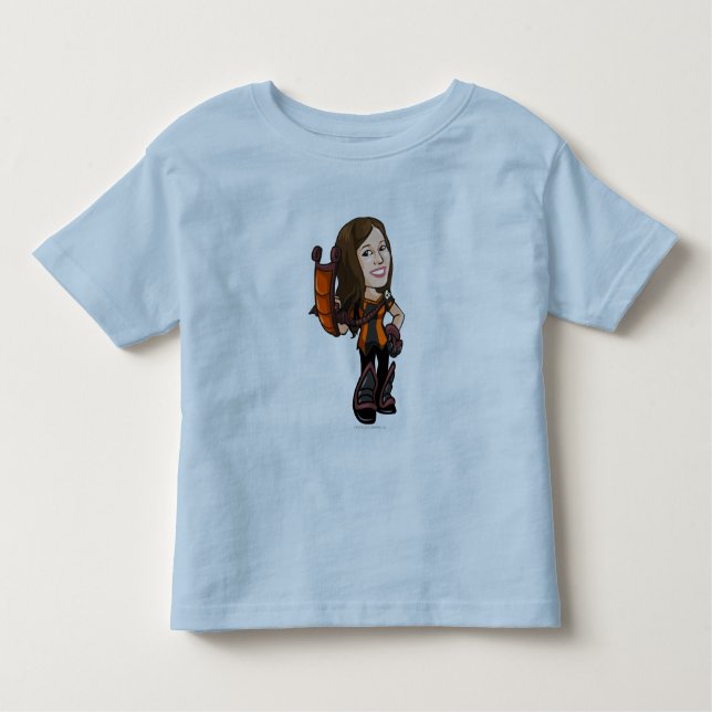 Comastar Spuk Holz-Personal-Spieler Kleinkind T-shirt (Vorderseite)