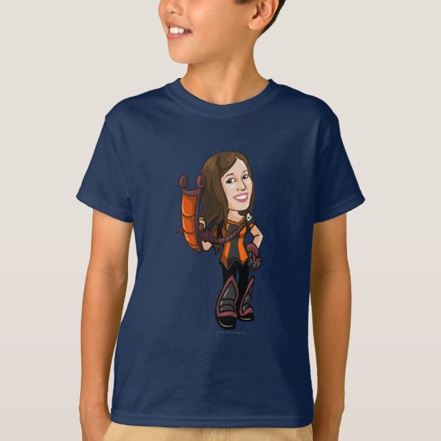 Comastar Spuk Holz-Personal-Spieler T-Shirt (Vorderseite)