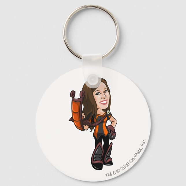 Comastar Spuk Woods Staff Player Schlüsselanhänger (Vorderseite)