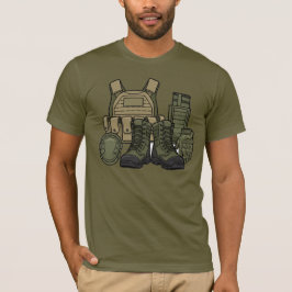 Combat Boots & Tactical Gear T-Shirt