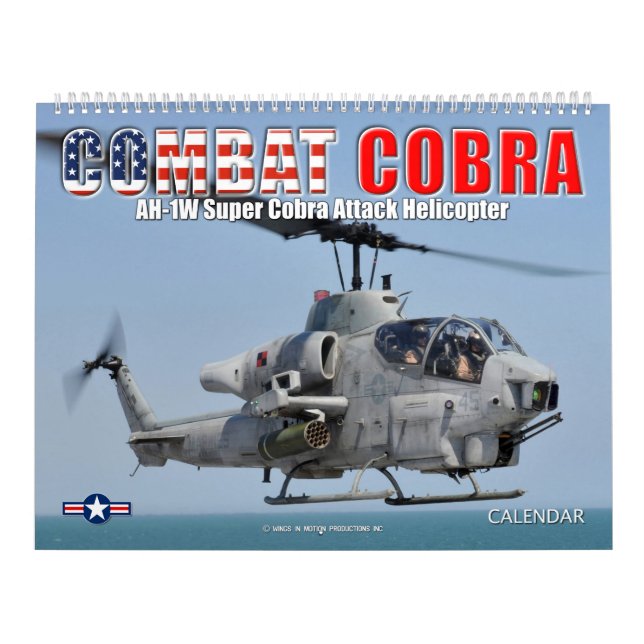 COMBAT COBRA - AH-1-Angriffshubschrauber Kalender (Titelbild)