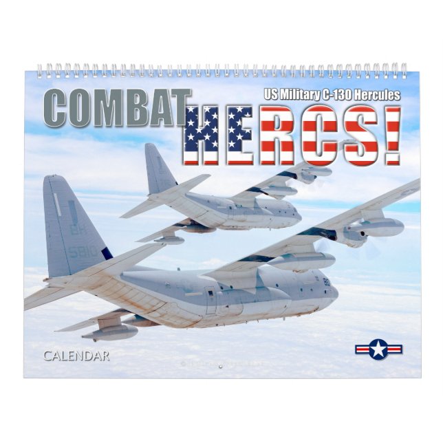 COMBAT HERCS! - US-Militär C-130 Hercules Kalender (Titelbild)