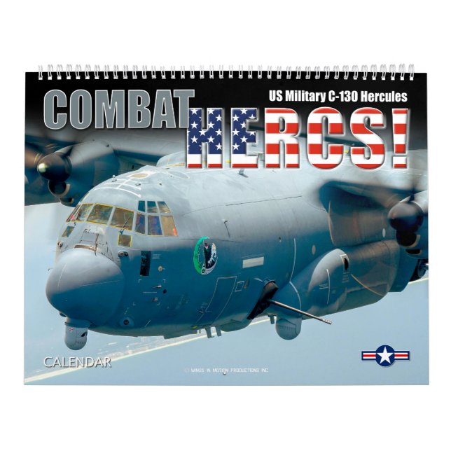 COMBAT HERCS! - US-Militär C-130 Hercules Kalender (Titelbild)