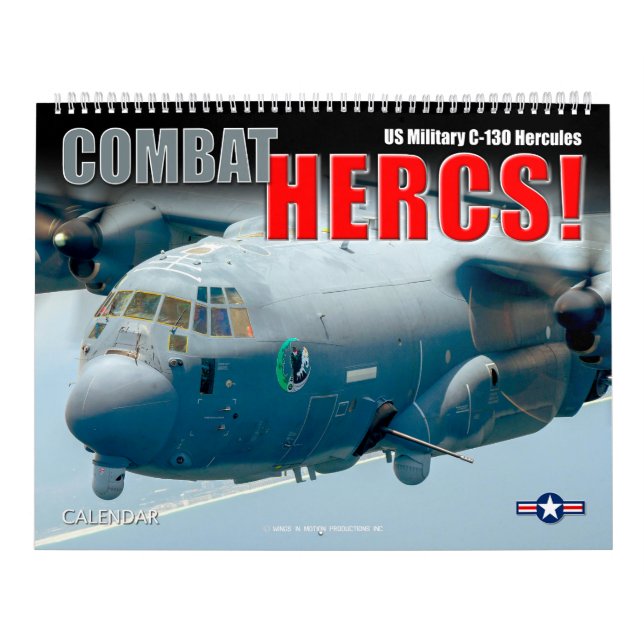 COMBAT HERCS! - US-Militär C-130 Hercules Kalender (Titelbild)